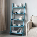 Rustic 5-Tier Wooden Ladder Shelf O9094