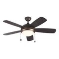 44x22 Ceiling Fan with Light, Roman Bronze R599