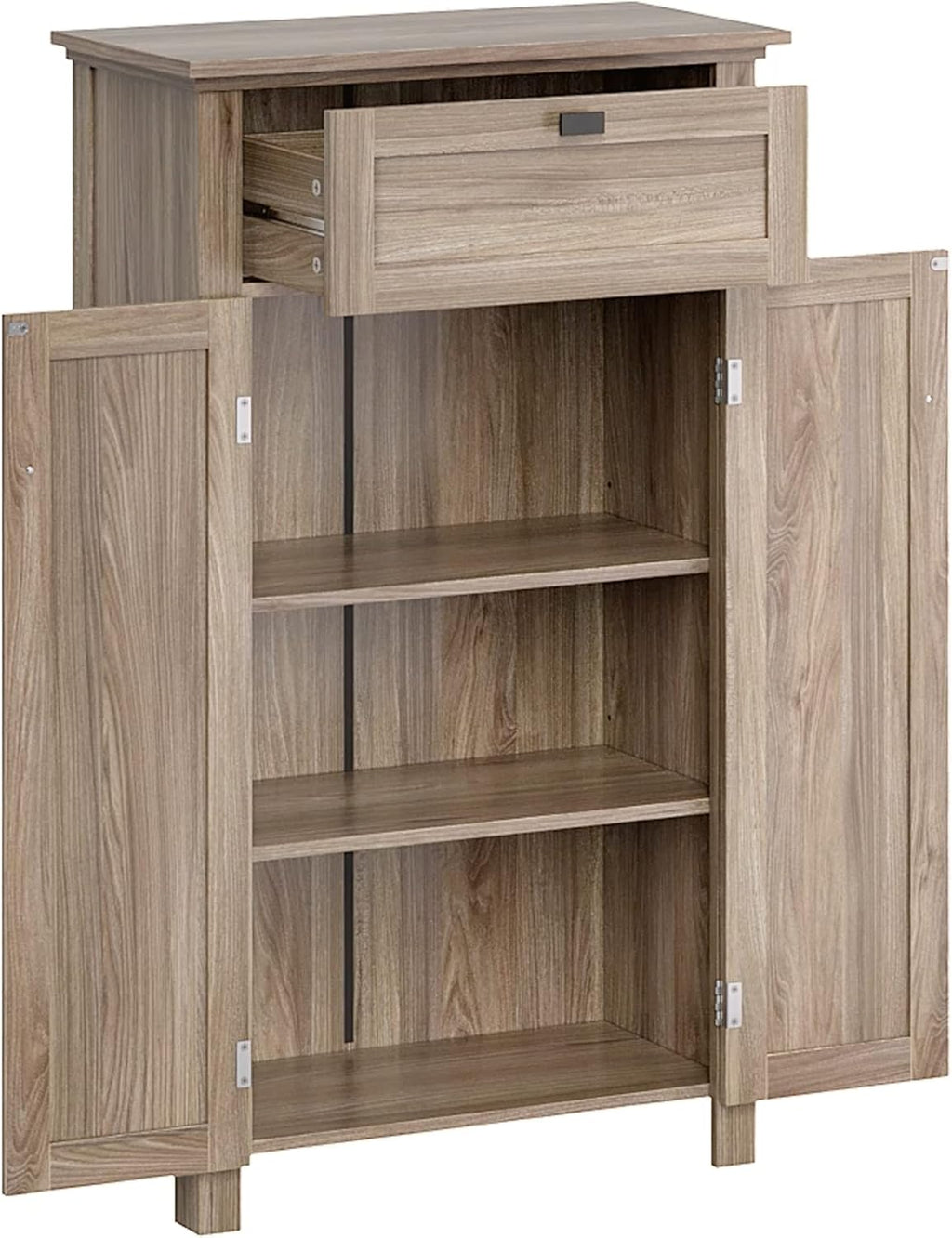 Light Woodgrain Floor Cabinet E77654