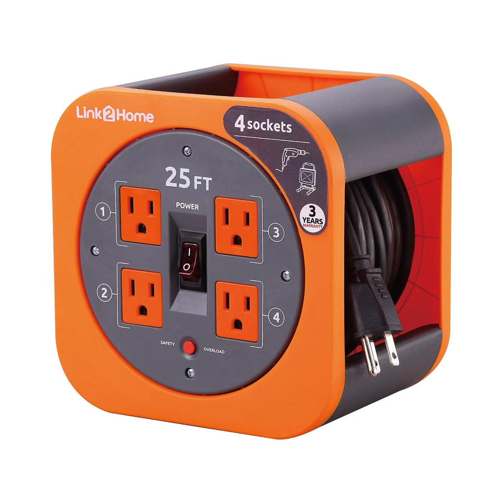 25 ft. Extension Cord with 4 Power Outlets B7716
