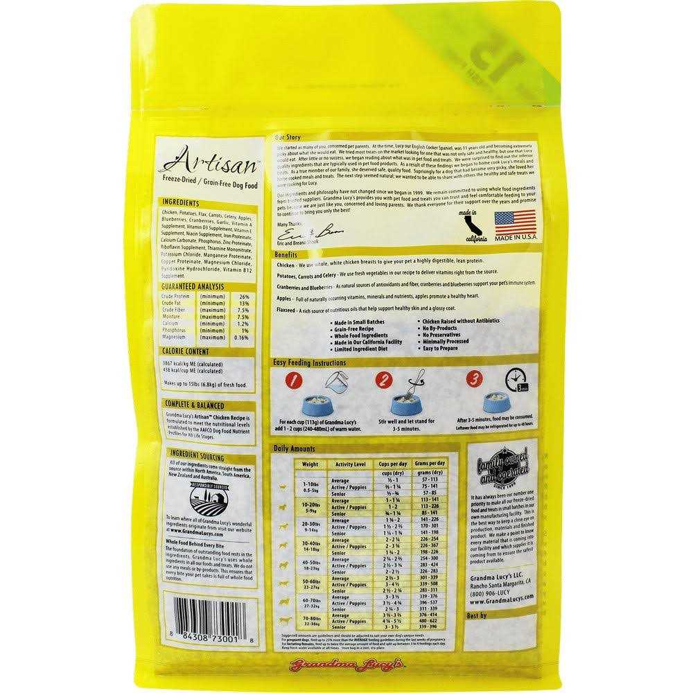 Freeze-Dried Grain-Free Chicken Dog Food D56560