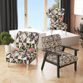 Upholstered Floral Accent Chair H1082