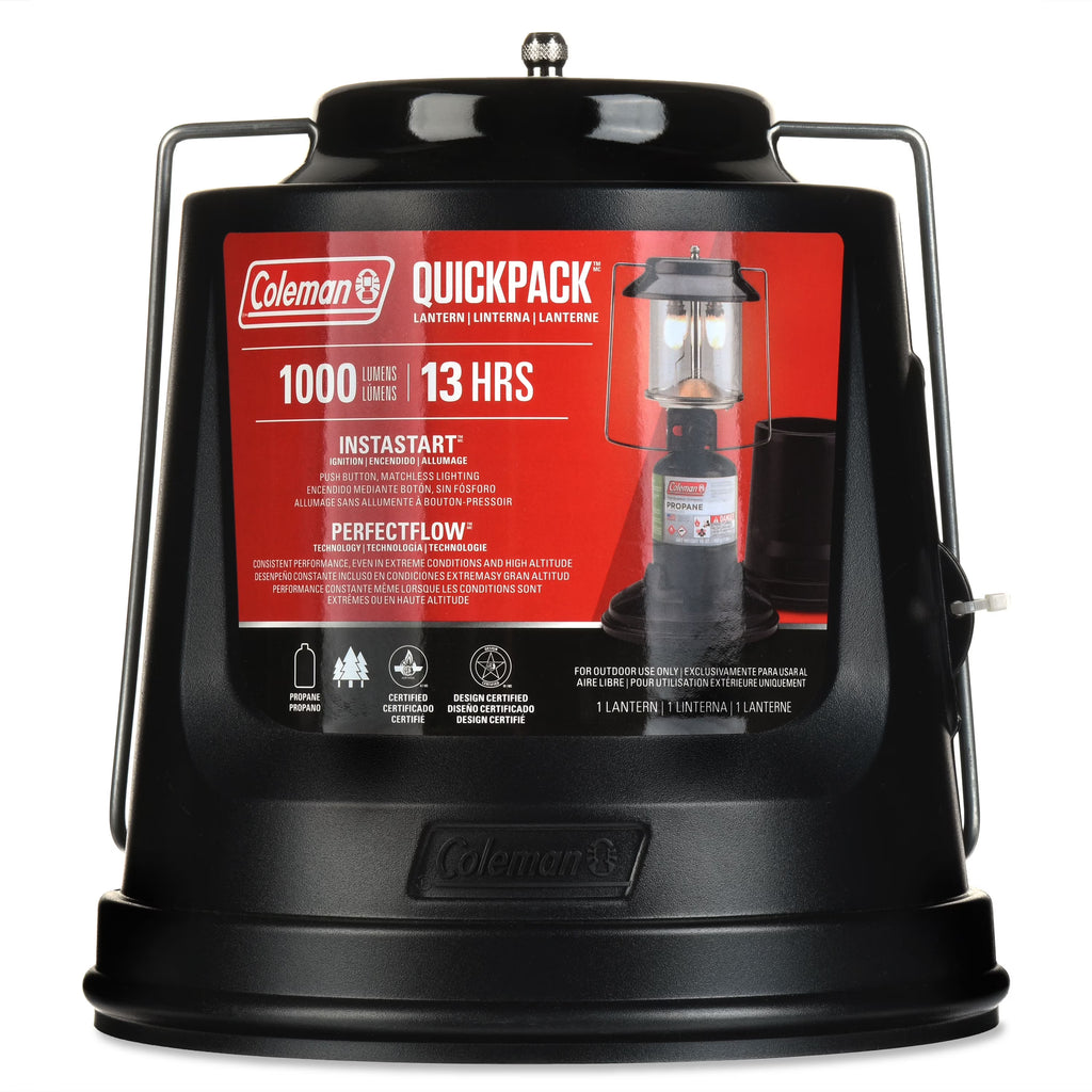 Coleman One-Burner Camp Stove and 810 Lumen 2-Mantel Lantern Value Bundle W9737