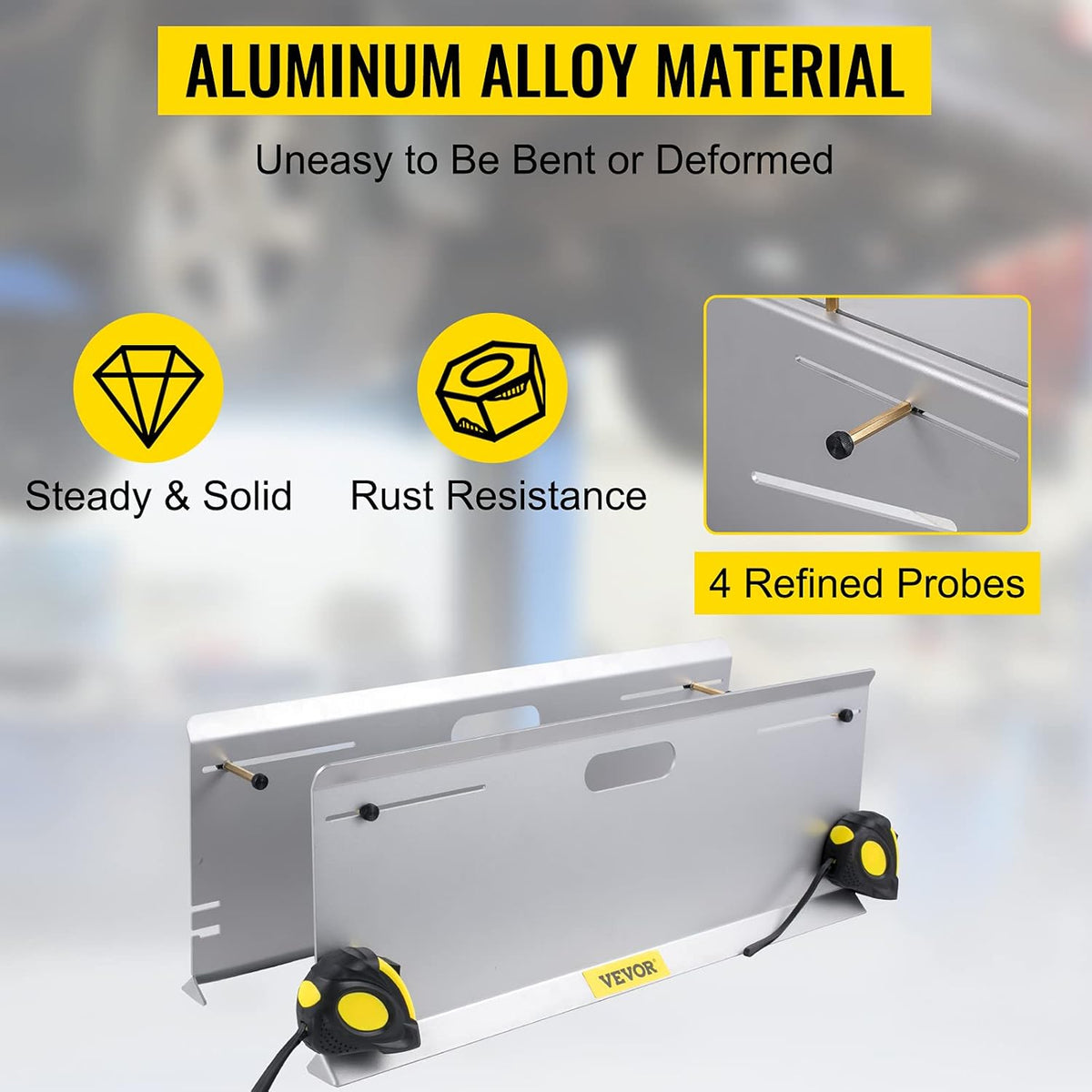 Wheel Alignment Tool with 4 Probes Toe Plates L32048