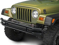 Gloss Black Double Tubular Front Bumper I76139