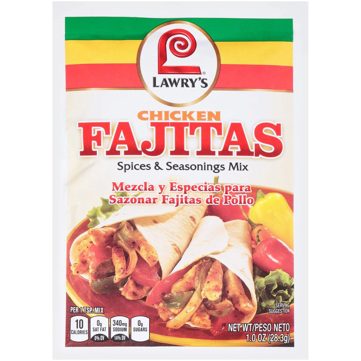 Fajita Chicken Mix, 1-Ounce (Pack Of 12) Z13802