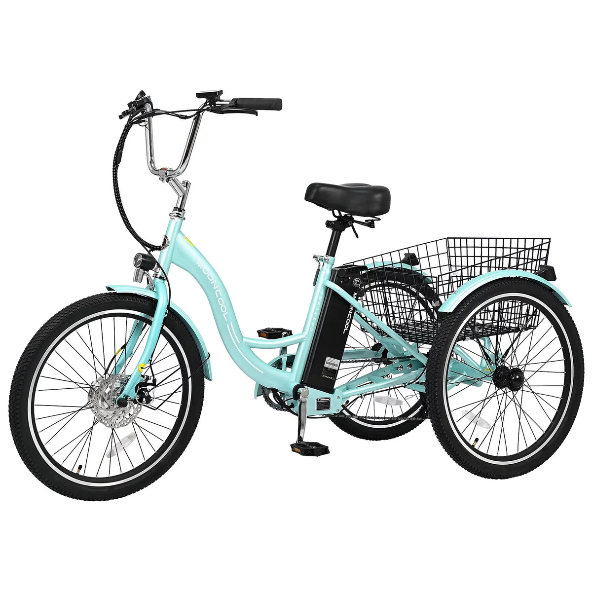 3 Wheel Electric Tricycle with Removable Lithium Battery J1847
