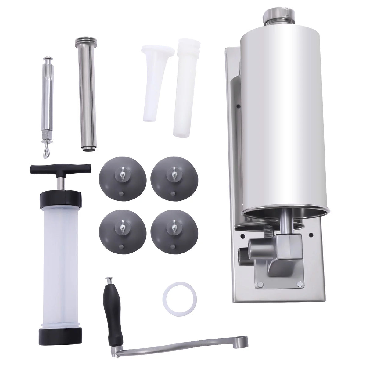 Manual Stainless Steel Horizontal Sausage Maker 4L V61026