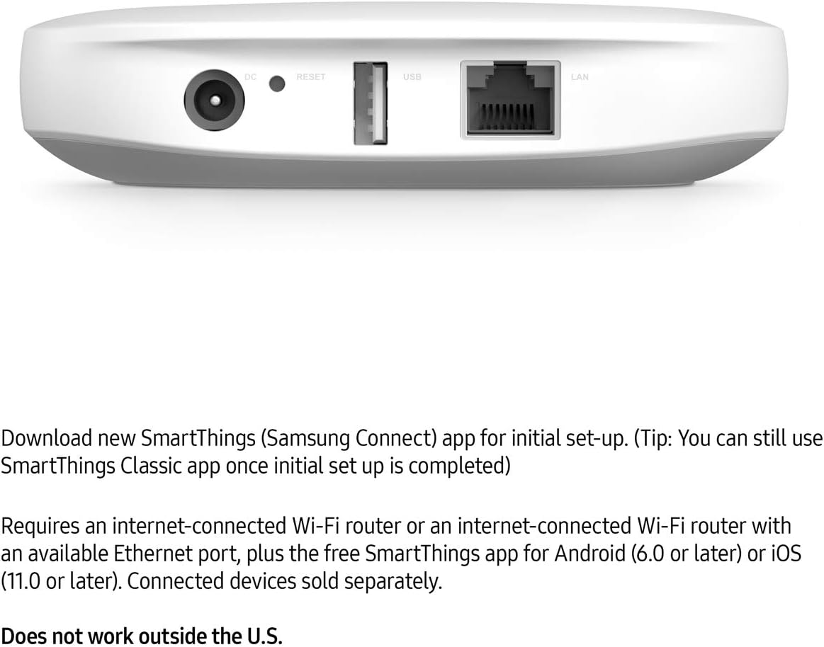 White SmartThings Hub A783841