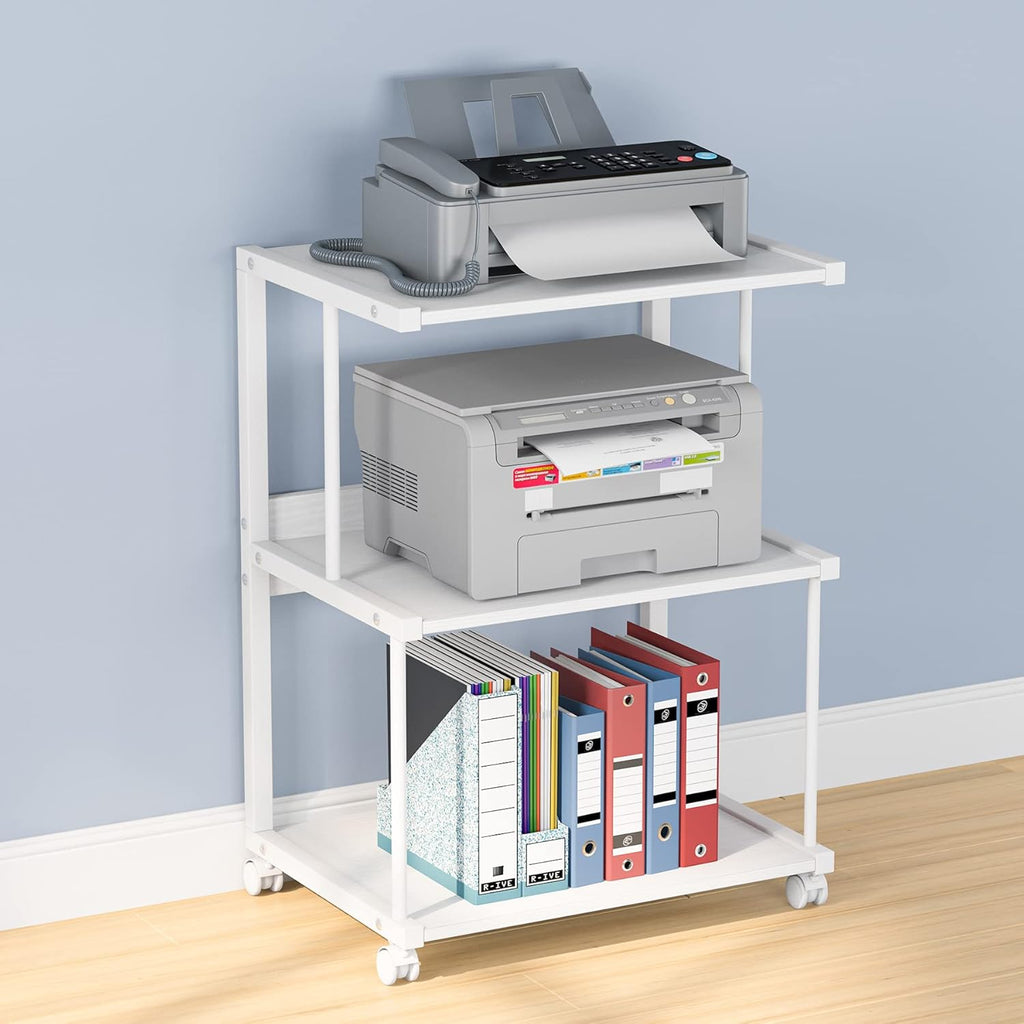 3-Shelf Printer Stand with Wheels B168