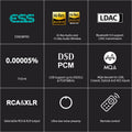 Black HiFi DAC Preamp Decoder Y1161