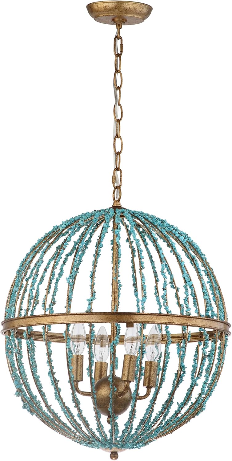 Blue Cage Chandelier K12919