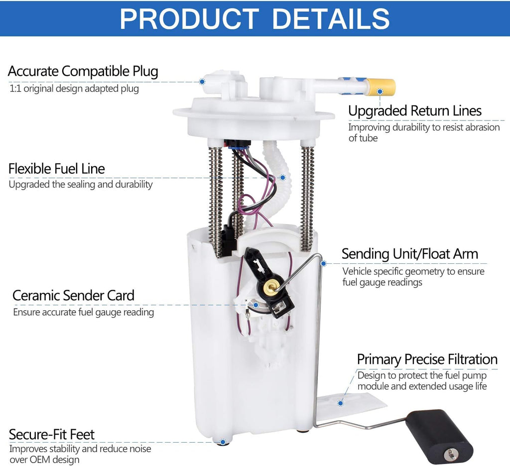 Fuel Pump Pack of 2 V1704