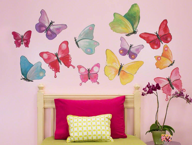 Butterfly Arbor Peel and Place Wall Decal A698