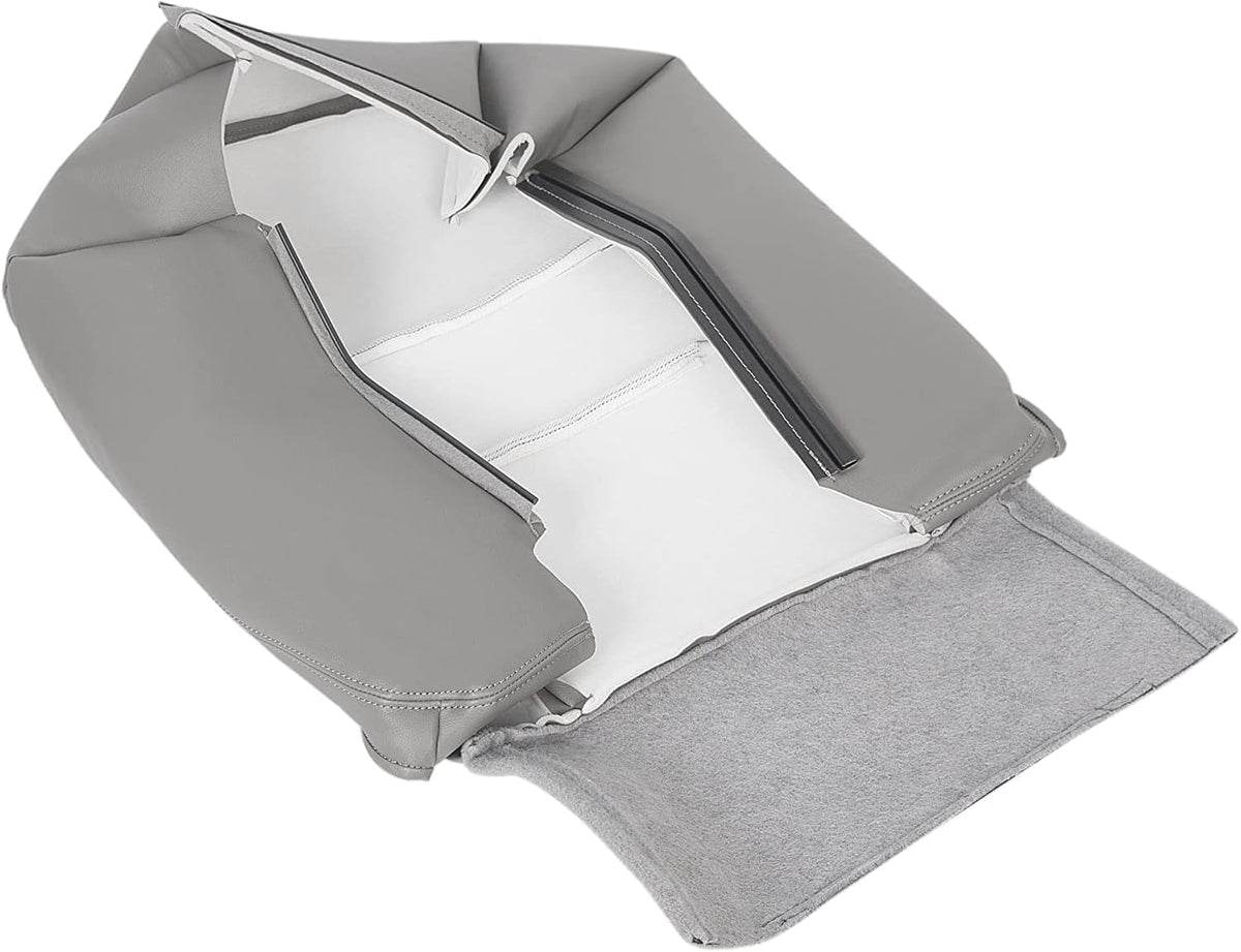 Gray Leather Front Driver Side Seat Cover Pack of 2 T16034