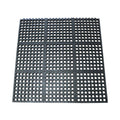 Black Rubber Kitchen Mats 4 Pack I634
