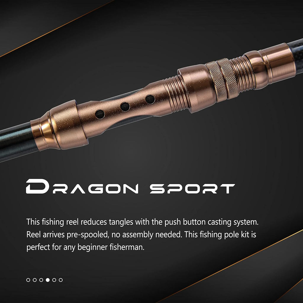 2.4m Carbon Fiber Telescopic Fishing Rod with Reel Combo O85723