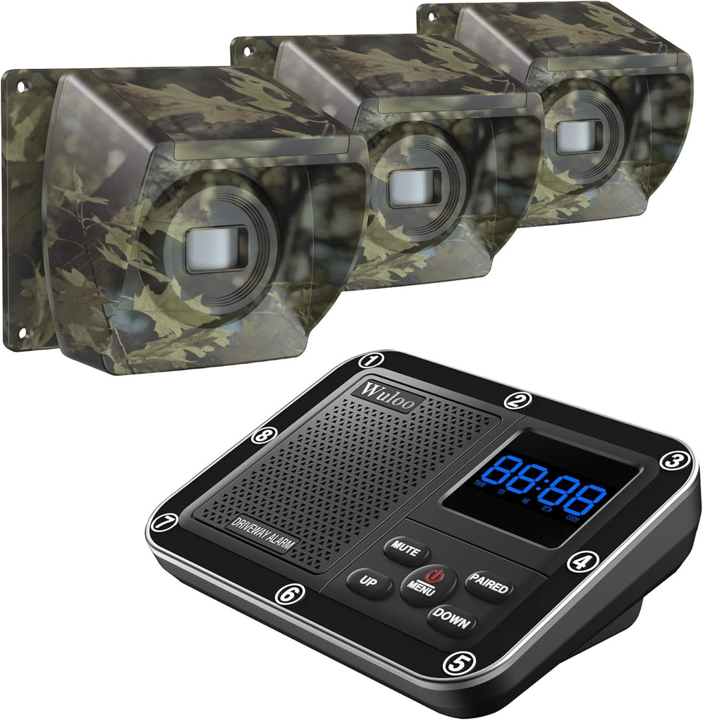 1800 Ft Wireless Outdoor Motion Sensor Driveway Alarm System F21458
