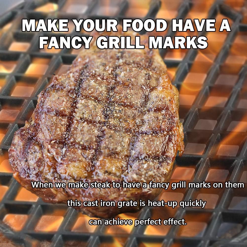 12-Inch Diameter Pre-seasoned Cast Iron Sear Grate A1160