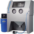 Sandblast Sandblasting Cabinet with HEPA Vacuum, 46W x 28D x 28H Work Area Y450645