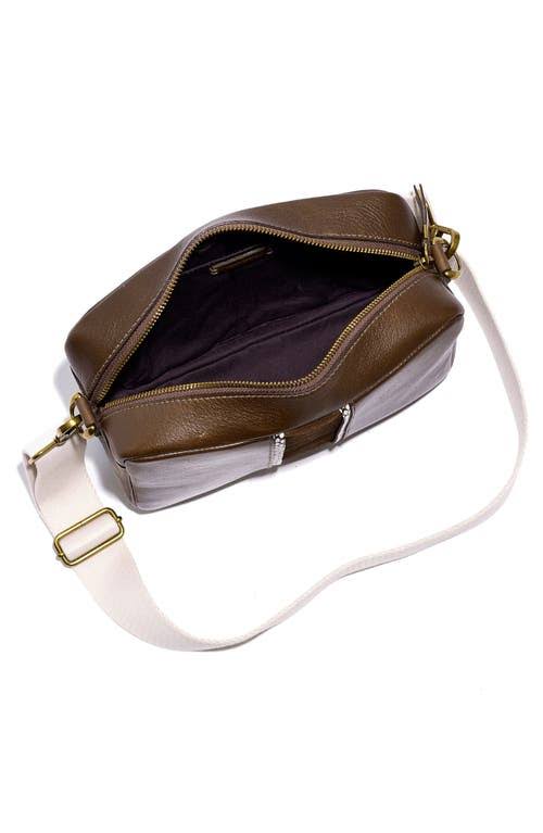 Brown Suede Camera Bag W38416