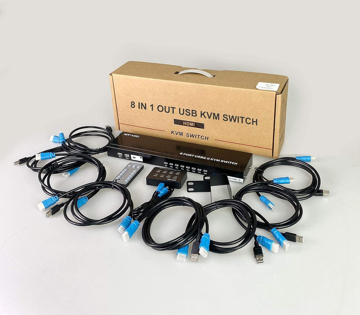 8 Ports 4K 30Hz HDMI KVM Switch N3216