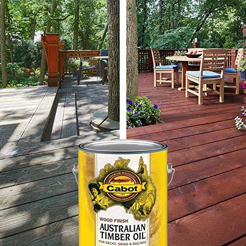 1 Gallon Mahogany Flame Australian Timber Oil J4899