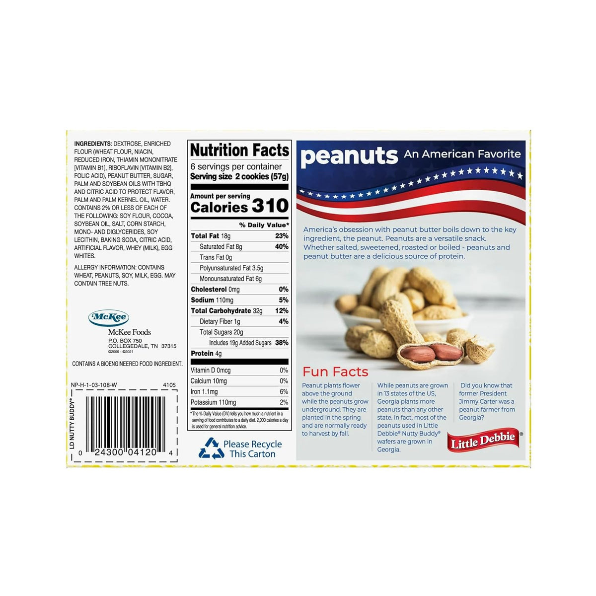 4 boxes Nutty Buddy D811180