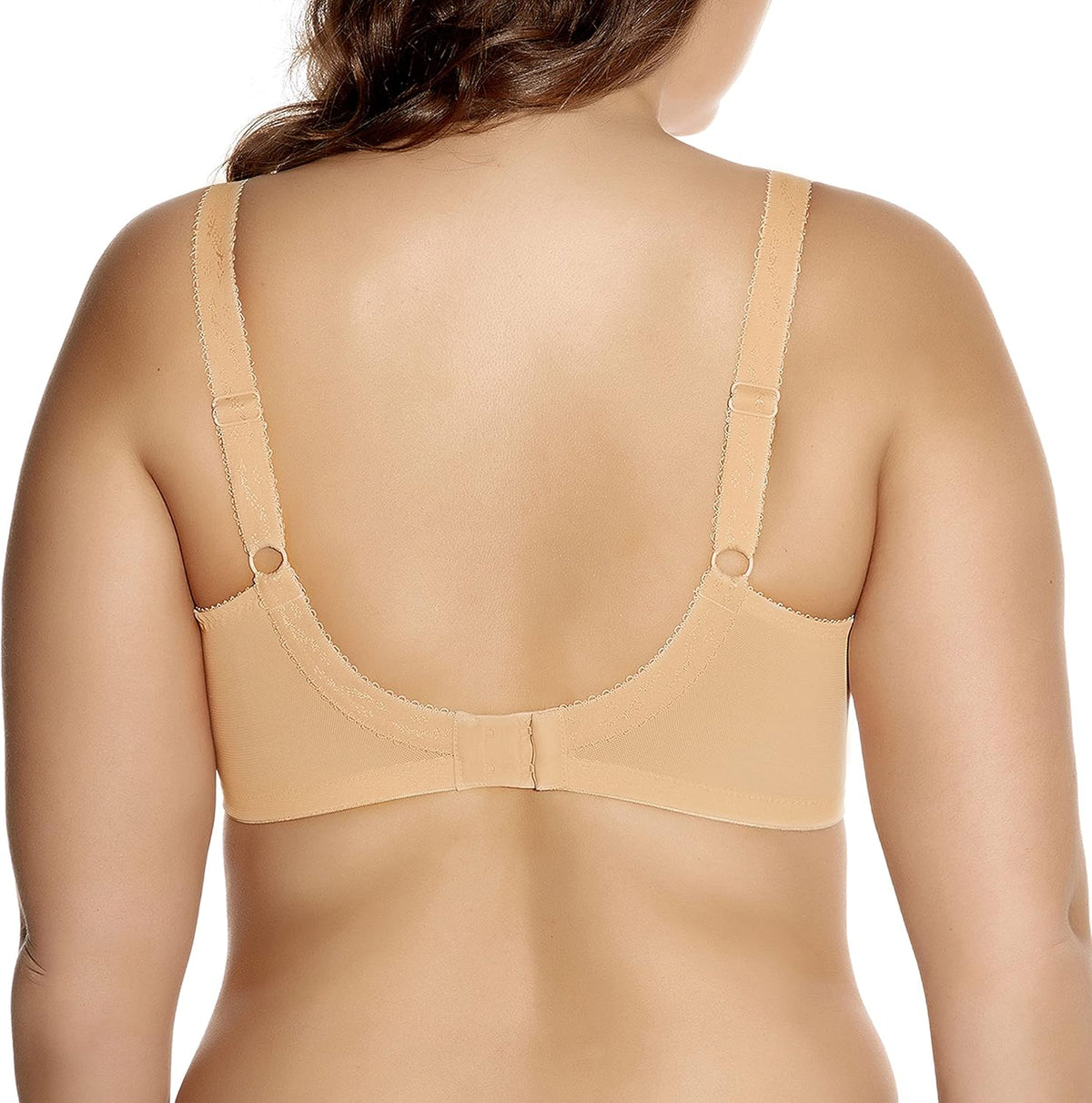 Women's Plus Size Underwire Banded Bra, Nude, 40I D35821