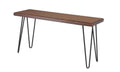 Dark Brown Wood Bench V2822