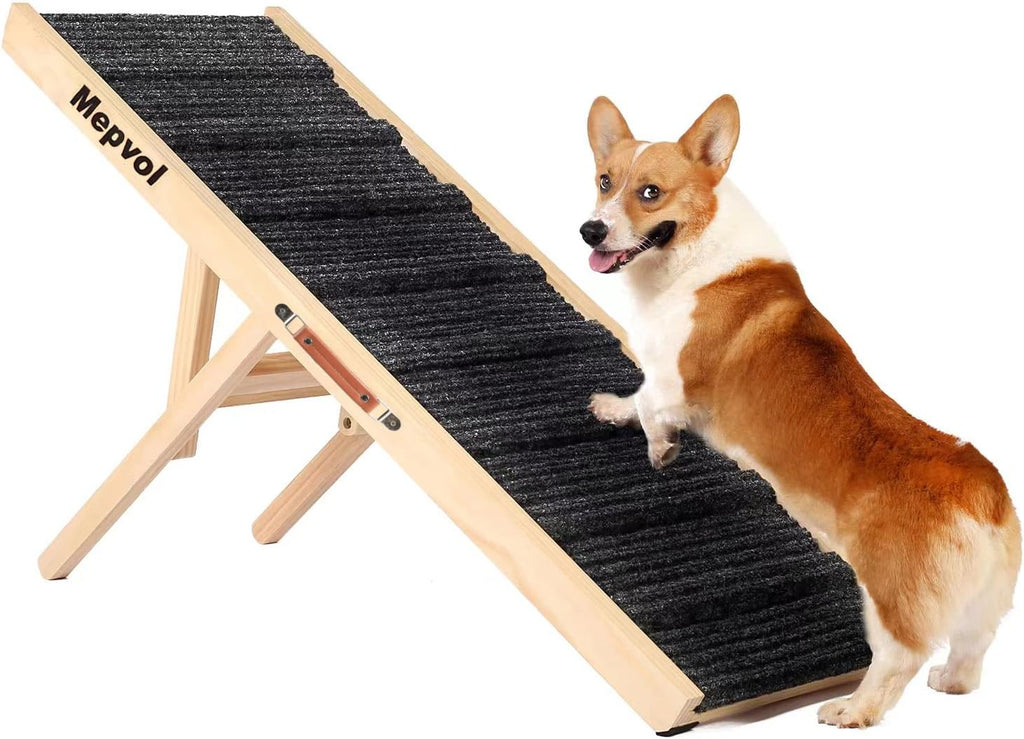 43.5" Long Wooden Pet Ramp with 8 Steps S869