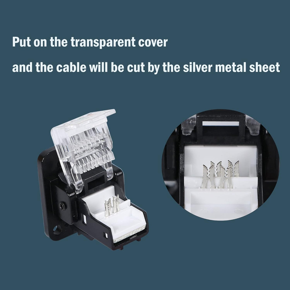 RJ11 Cat3 Female to Female Adapter Socket T973