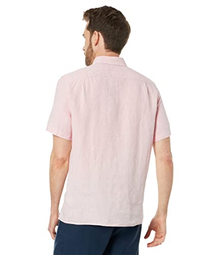 Mens Short Sleeve Linen Shirt R846