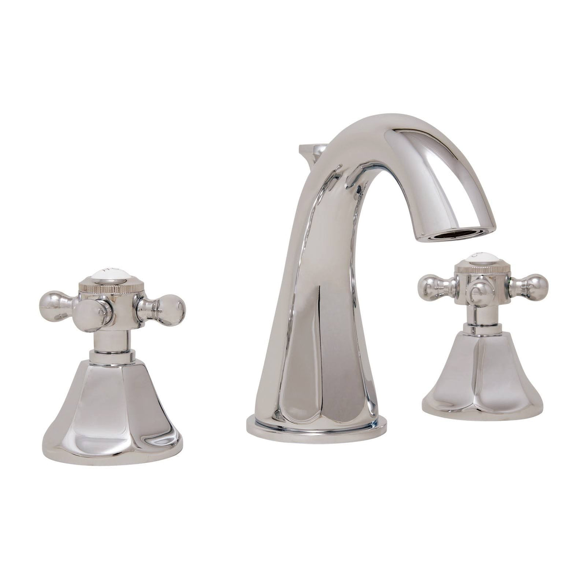 1.2 GPM Widespread Bathroom Faucet Polished Nickel B973
