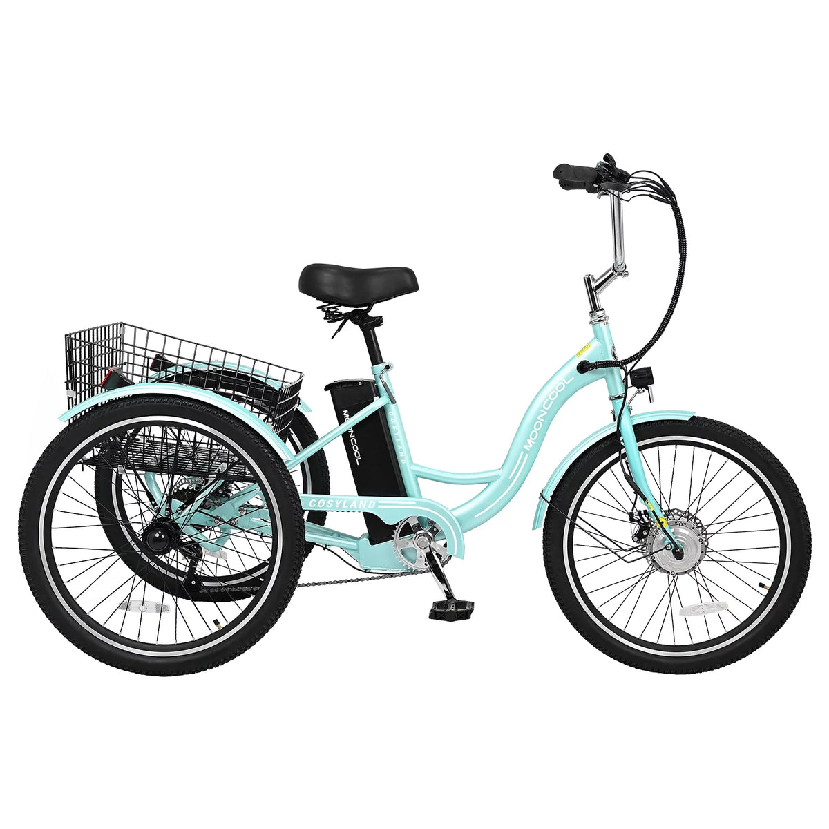 3 Wheel Electric Tricycle with Removable Lithium Battery J1847