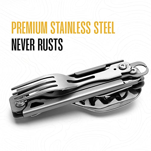 10 In 1 Stainless Steel Pocket Hatchet Multi tool With Sheath U555