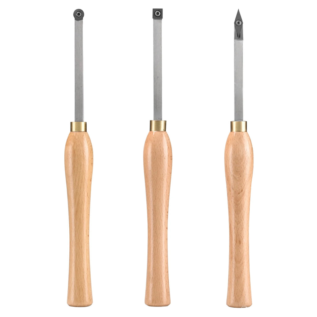 Carbide Steel Wood Turning Chisel Set 3PCS C931