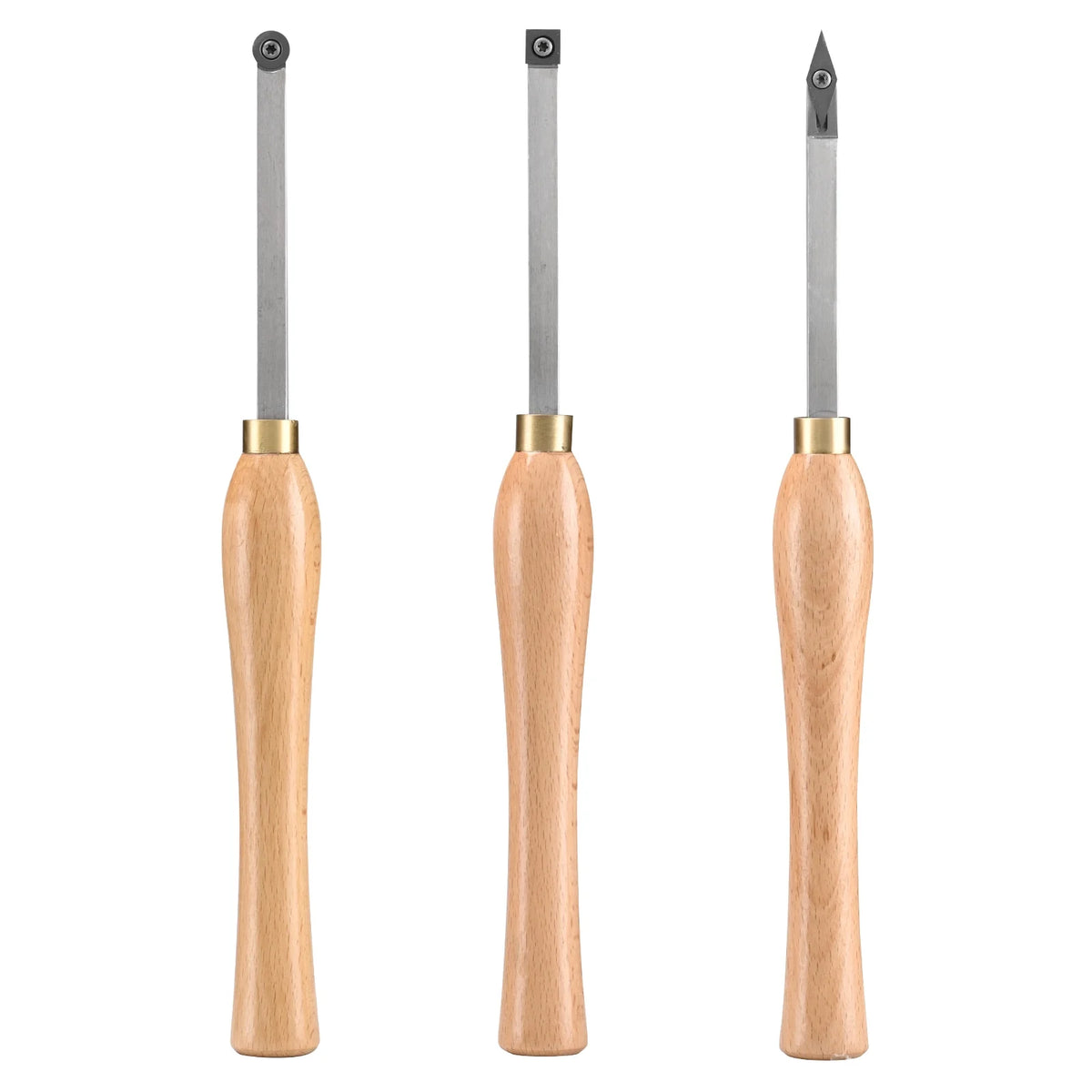 Carbide Steel Wood Turning Chisel Set 3PCS C931