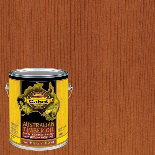 1 Gallon Mahogany Flame Australian Timber Oil J4899