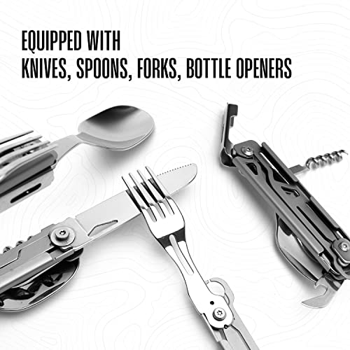 10 In 1 Stainless Steel Pocket Hatchet Multi tool With Sheath U555
