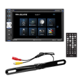 Restored 6.5 Inch Double Din Touchscreen Car Audio Stereo System with Bluetooth R39587