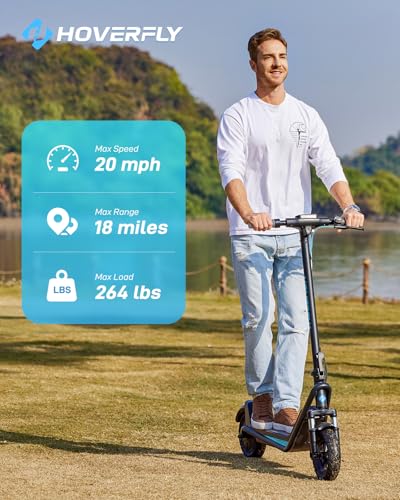 18/25 Mile Range 20Mph 500W 10'' Solid Tire Foldable Electric Scooter M160180