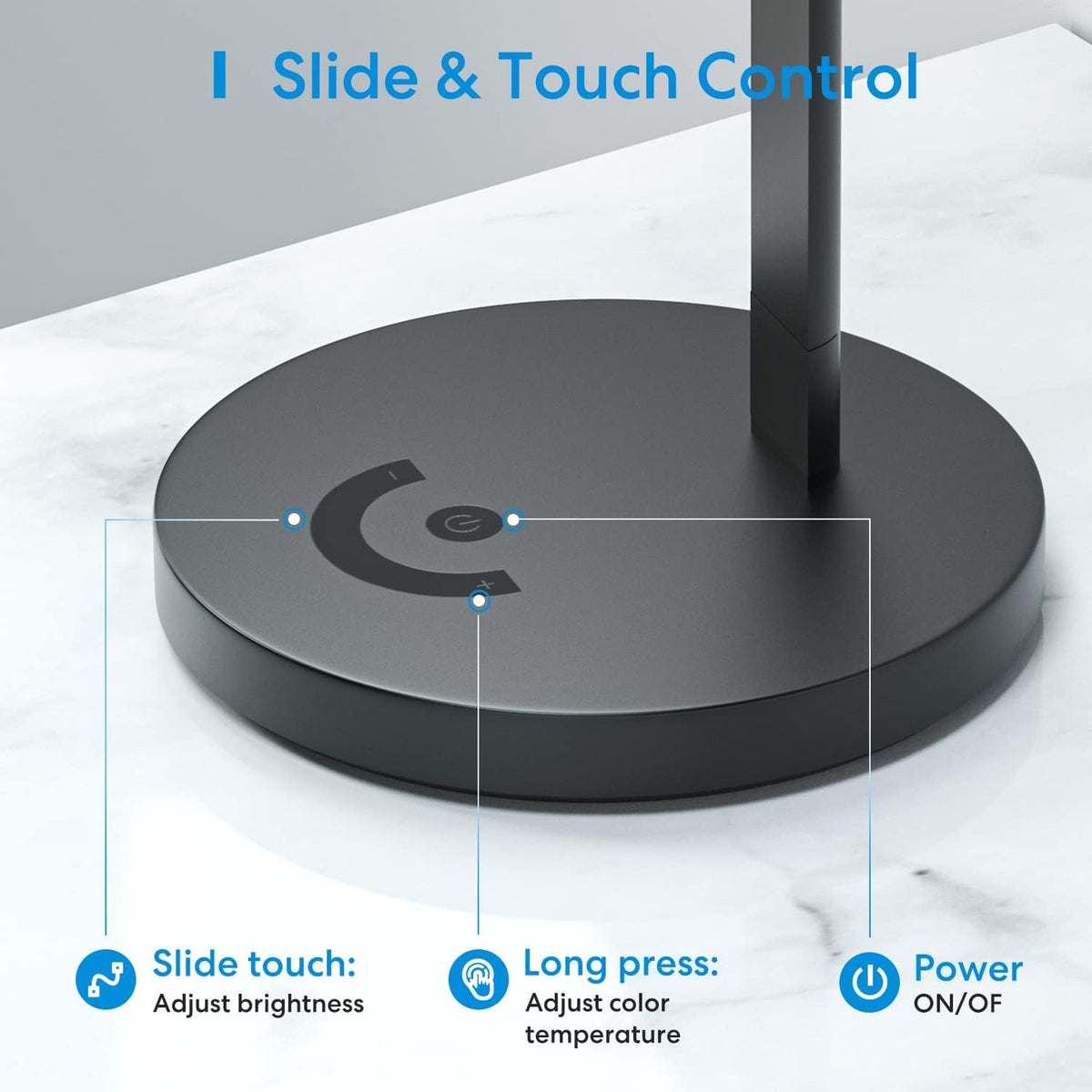 Smart LED Desk Lamp with Remote Control E564