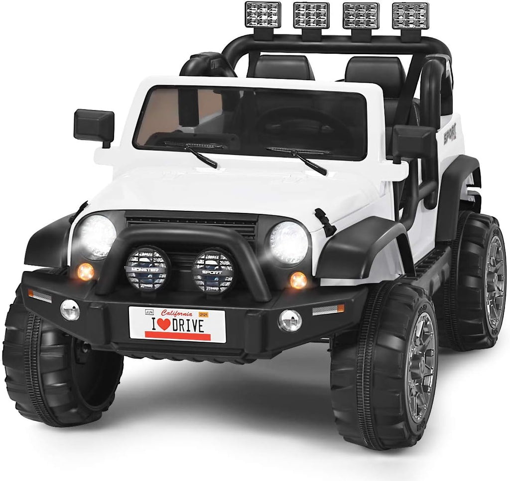 12V Battery Powered Ride on Truck with Remote Control, Black E9126