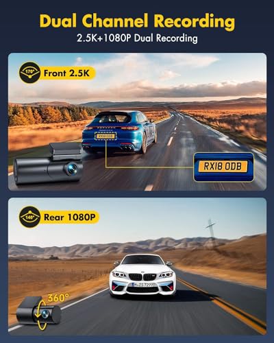 4K Dash Cam with 64GB SD Card Z63608