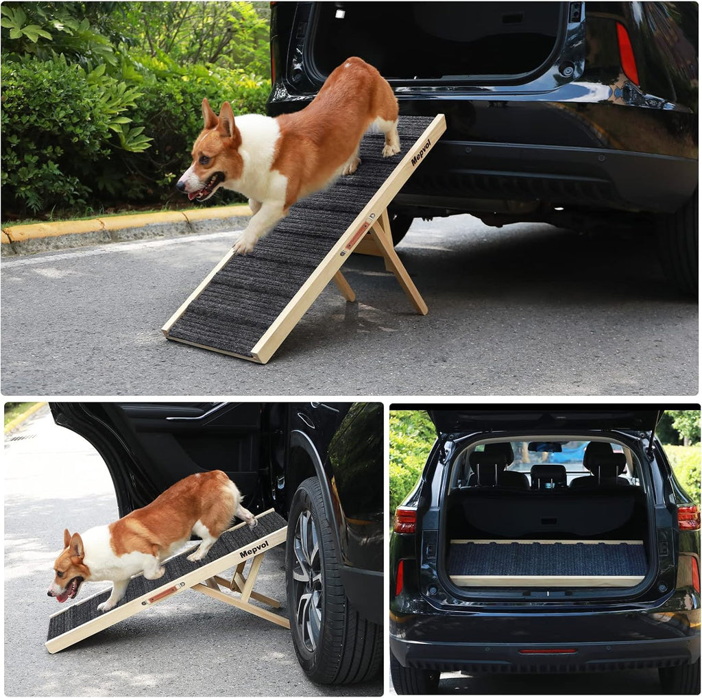 43.5" Long Wooden Pet Ramp with 8 Steps S869