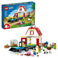 Barn & Farm Animals Playset with Tractor and Trailer E87841