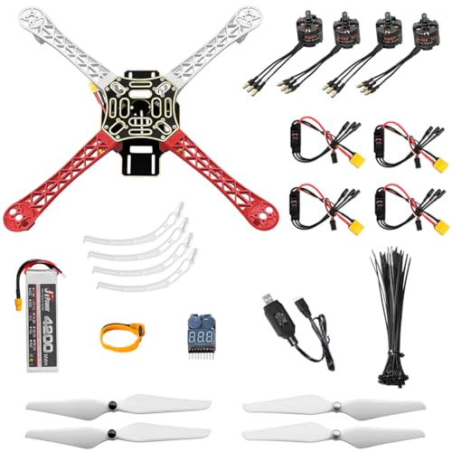 DIY Quadcopter Set with Frame, GPS, Motor, Battery, RC Transmitter & Receiver C83554
