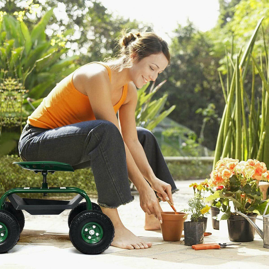 Heavy Duty Garden Cart Work Seat U1078