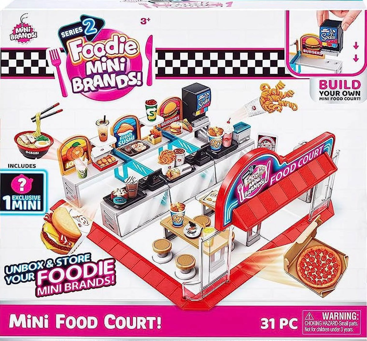 5 Surprise Foodie Series 2 Mini Food Court Playset O518